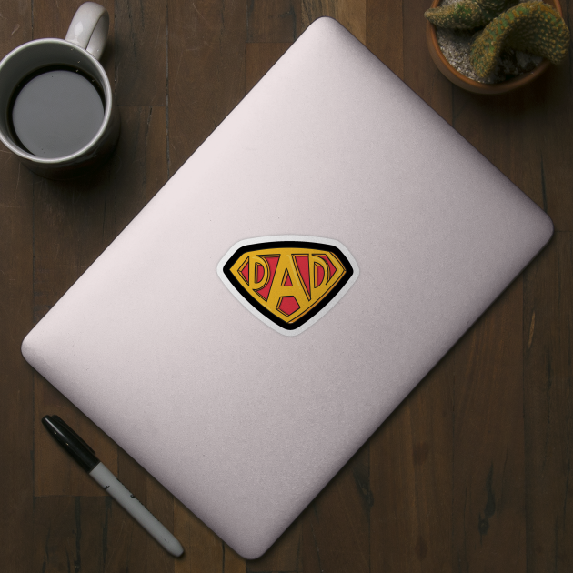 Super Dad Insignia Happy Fathers Day by creative